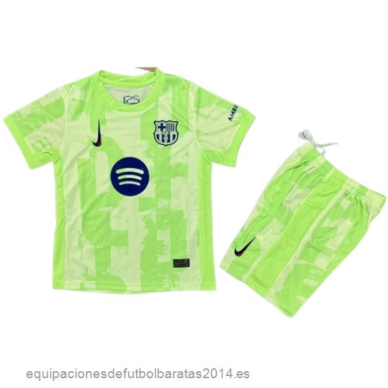 Nuevo 3ª Conjunto De Niños Barcelona 24/25 I Verde Baratas